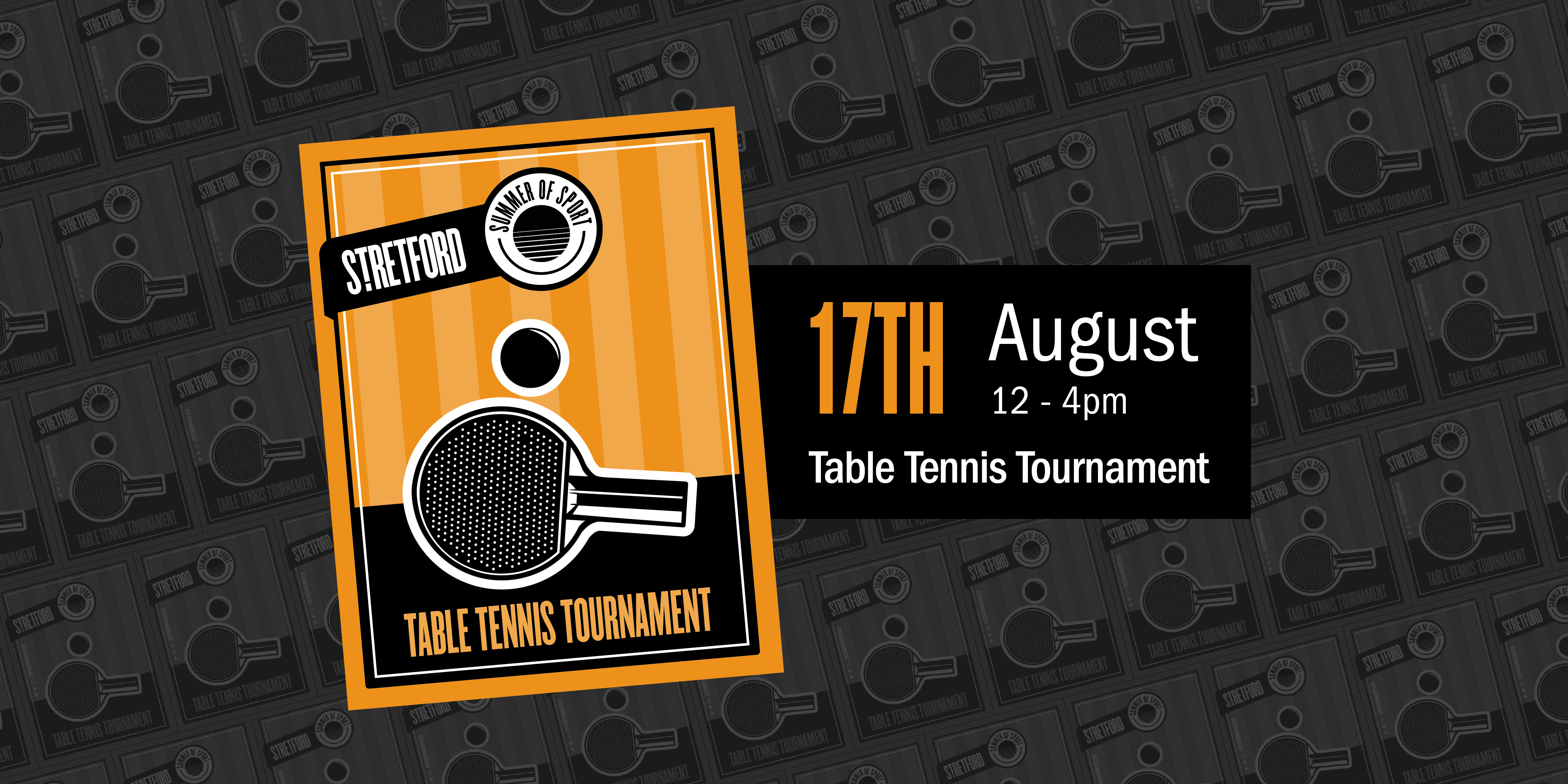 Table Tennis Tournament | Saturday 17th August 12-4pm 