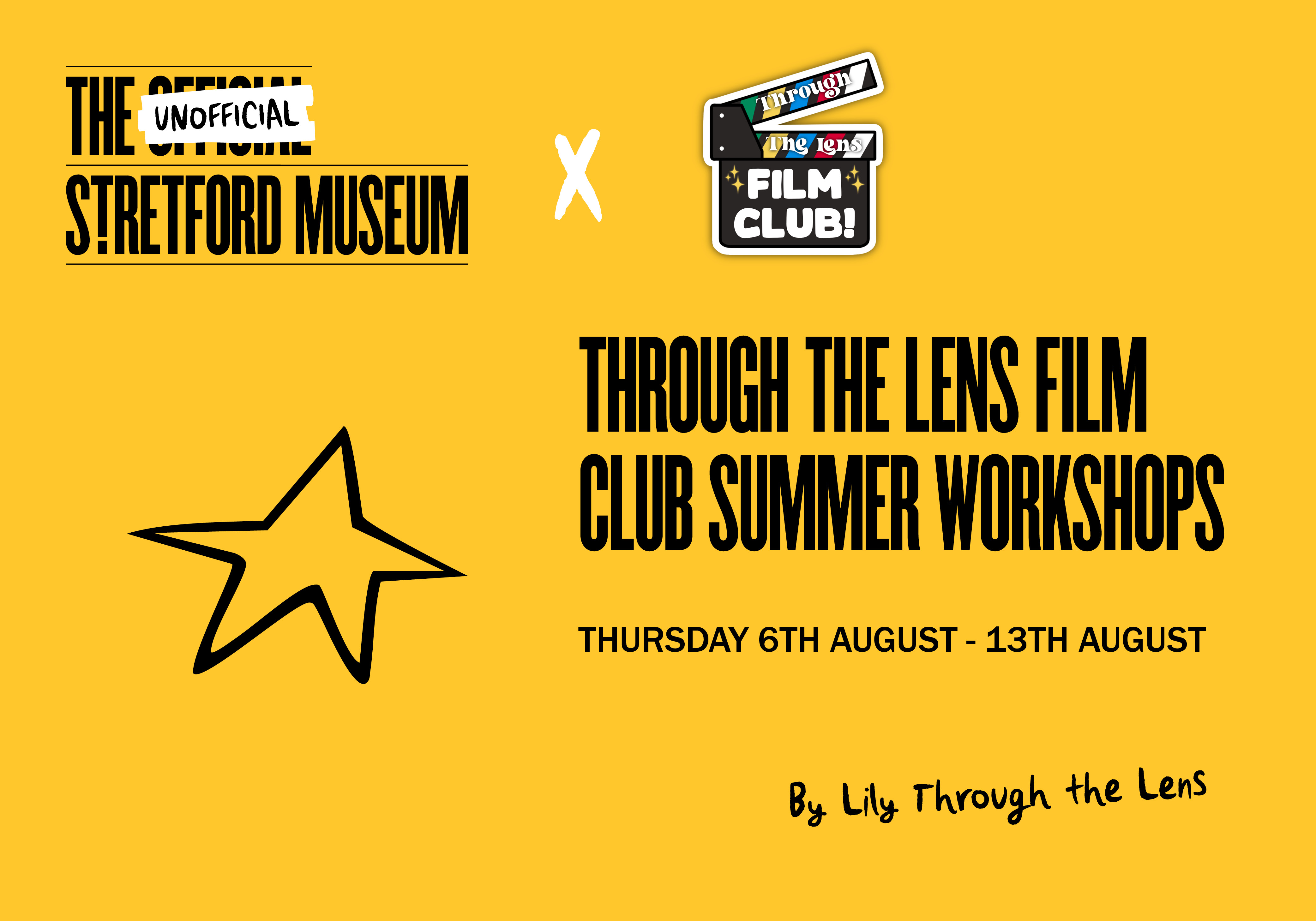 Through The Lens Summer Film Club | The Unofficial Stretford Museum | 6th - 13th August